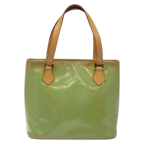 LOUIS VUITTON Monogram Vernis Houston Hand Bag Baby Blue M91005 - Picture 2 of 13